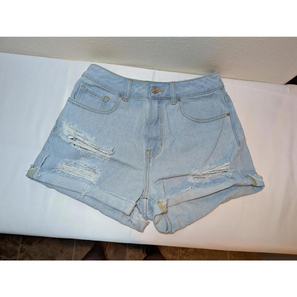 PACSUN Distressed Denim Mom Shorts - Women's Size 26